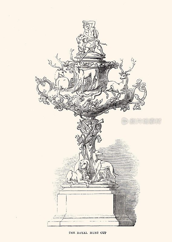 THE ROYAL HUNT CUP, 1851年6月(XXXL设计元素，细节丰富)
